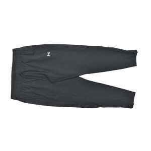 Under Armour Men's Black Loose Fit Track Pants Skinny Size M Polyester Solid